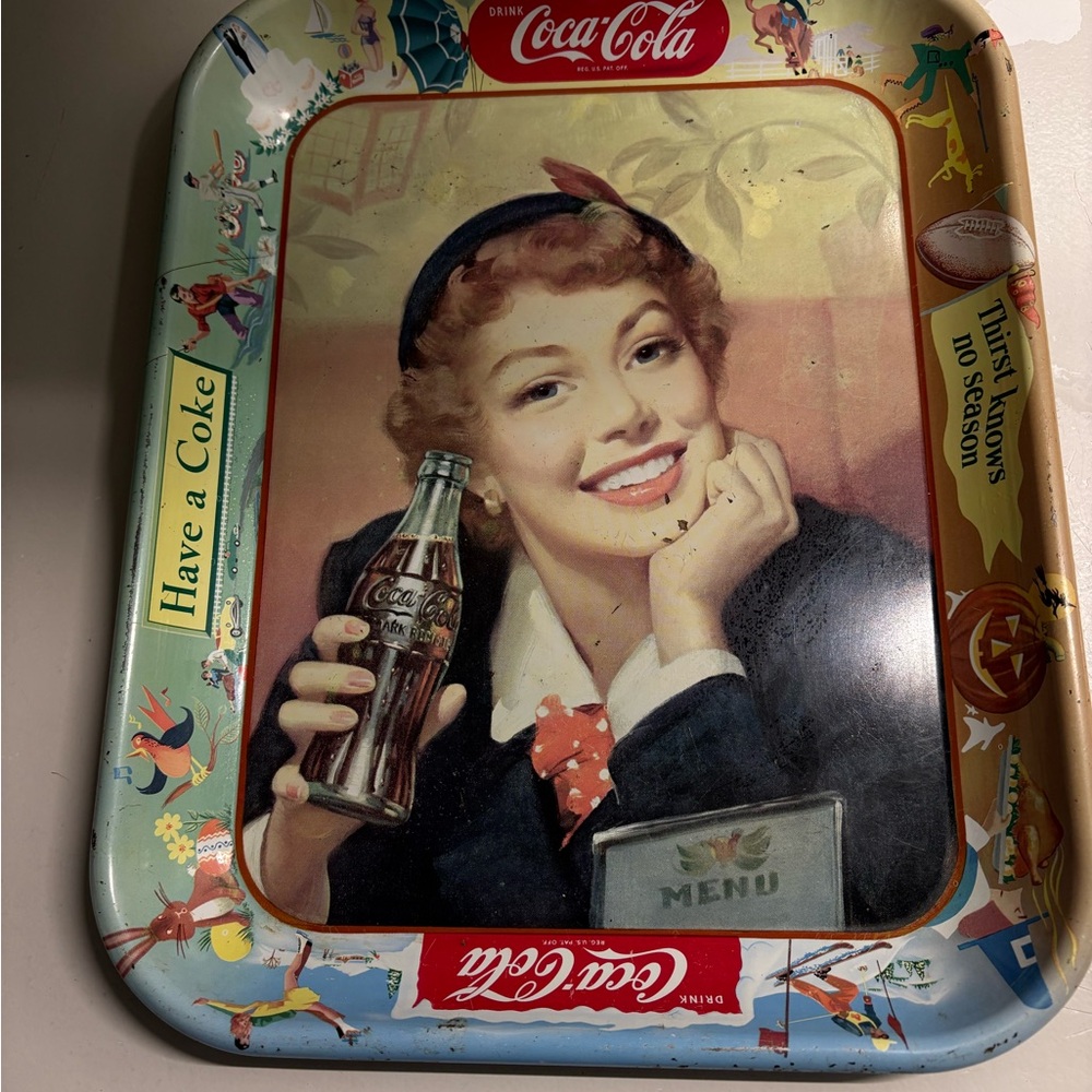 1950’s Vintage Coca Cola Tray